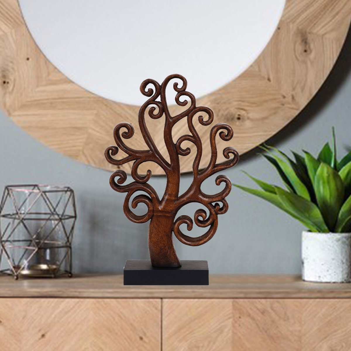 Tree of Life Handmade Wooden Sculpture by Decozen