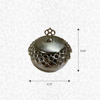 The Arabesque Collection - Cotton Ball Container by Decozen