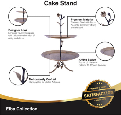 2 Tier Fruit and Cake Stand by Decozen