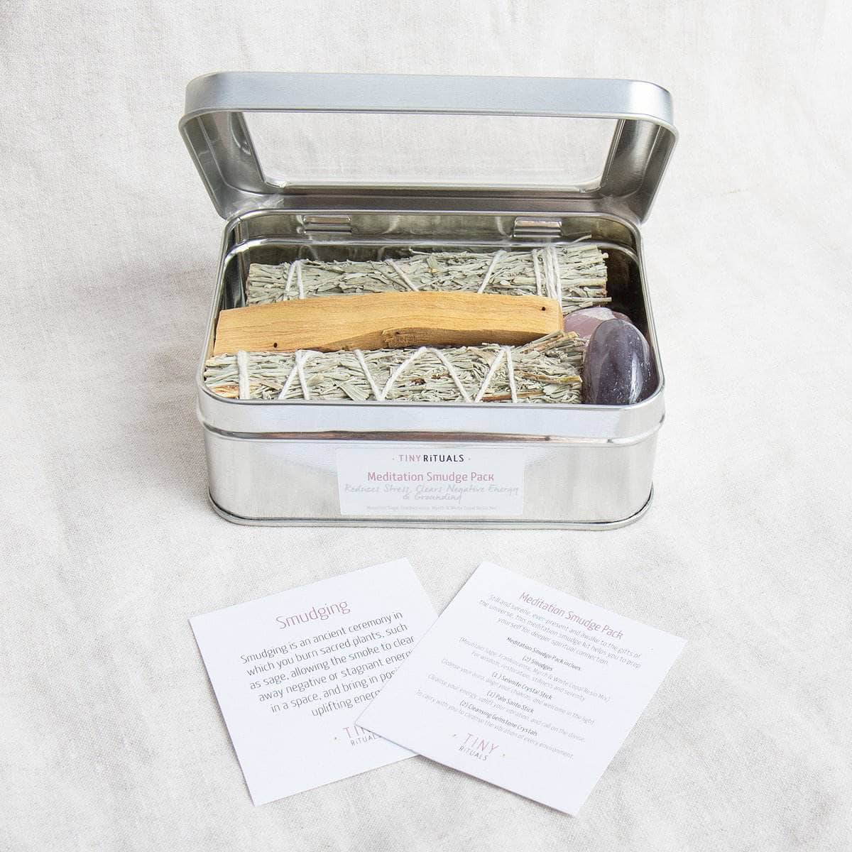 Meditation Smudge Gift Pack by Tiny Rituals