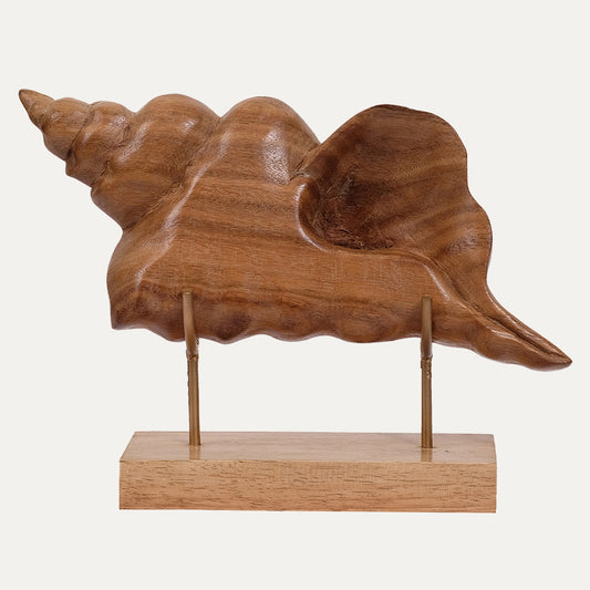 Shell Wooden Handmade Sculpture by Decozen