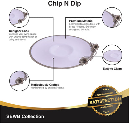 Chip and Dip Snack Platter by Decozen