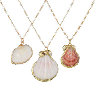 Heartbeats Seashell Necklace Set Of 3 by VistaShops