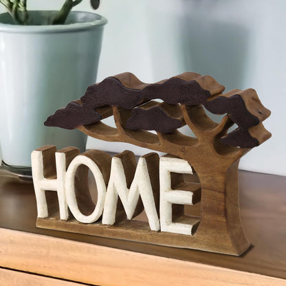 Home Handmade Wooden Sculpture by Decozen