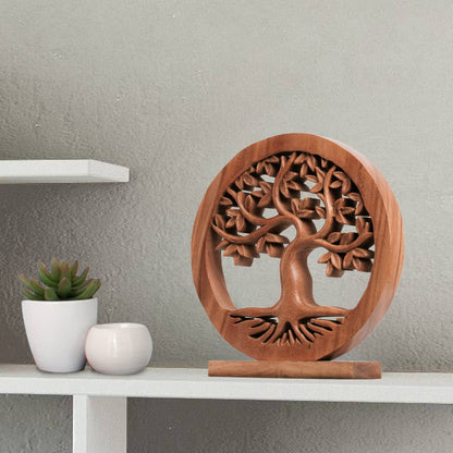 Libarid Tree of Life Wooden Sculpture - Large by Decozen