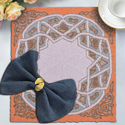 The Edmonia Beaded Placemats by Decozen