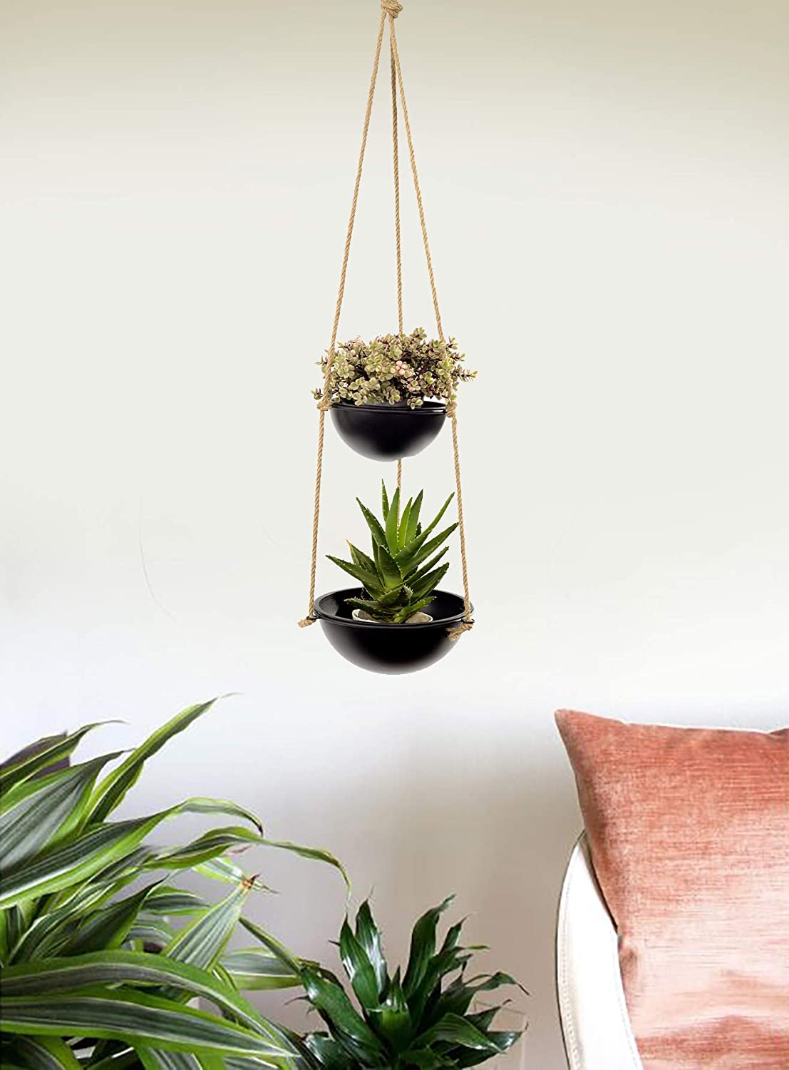 Hanging Planter with 2 Pots by Decozen