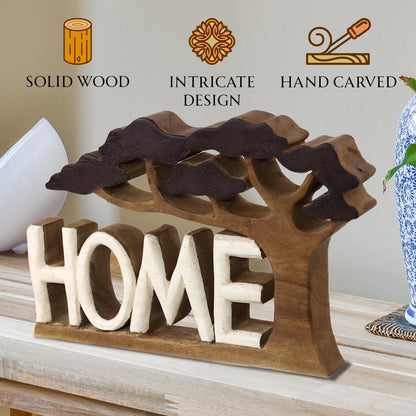 Home Handmade Wooden Sculpture by Decozen