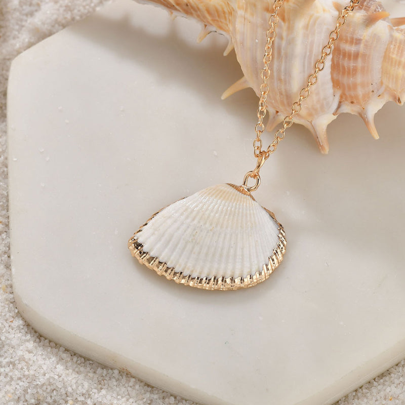 Heartbeats Seashell Necklace Set Of 3 by VistaShops