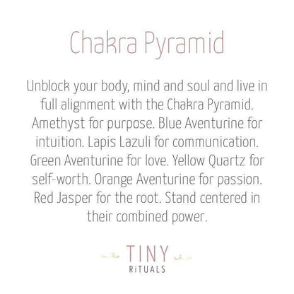 Chakra Pyramid by Tiny Rituals