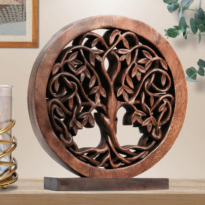 Travilah Tree of Life Wooden Sculpture - Large by Decozen