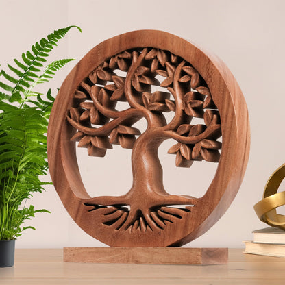 Libarid Tree of Life Wooden Sculpture - Large by Decozen