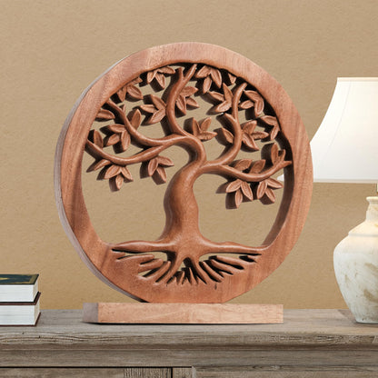 Libarid Tree of Life Wooden Sculpture - Large by Decozen