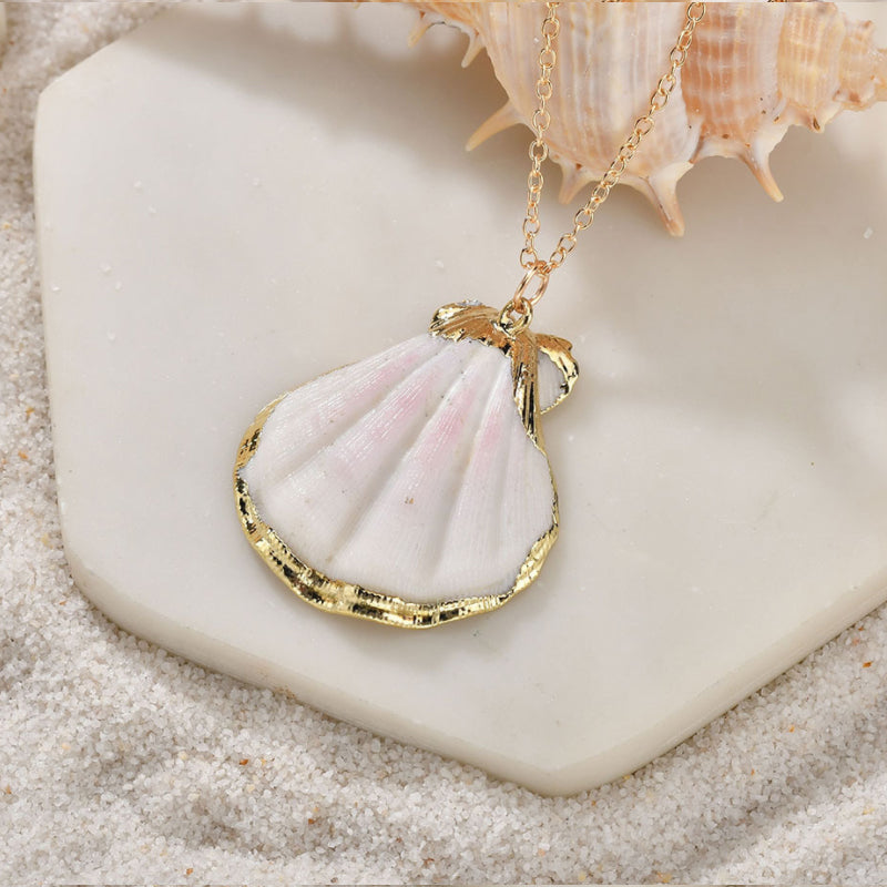 Heartbeats Seashell Necklace Set Of 3 by VistaShops