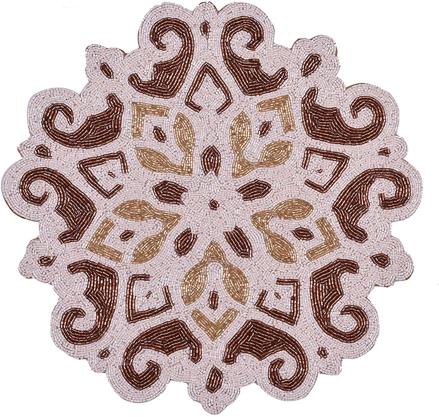 The Arvilla Beaded Placemats by Decozen