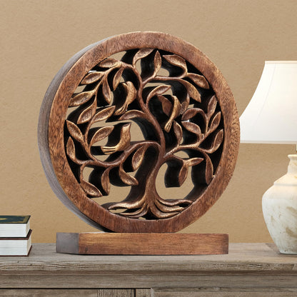 Trevose Tree of Life Wooden Sculpture - Large by Decozen