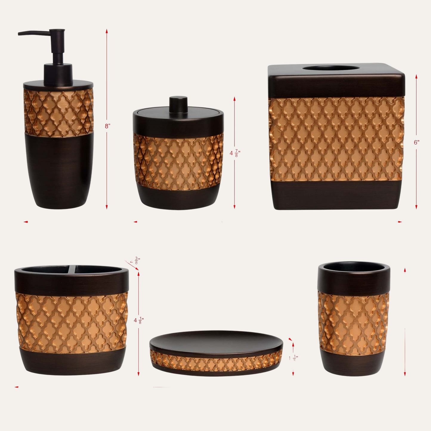 The Wally Collection - Set of 6 by Decozen