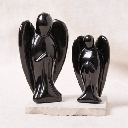 Black Obsidian Angel by Tiny Rituals