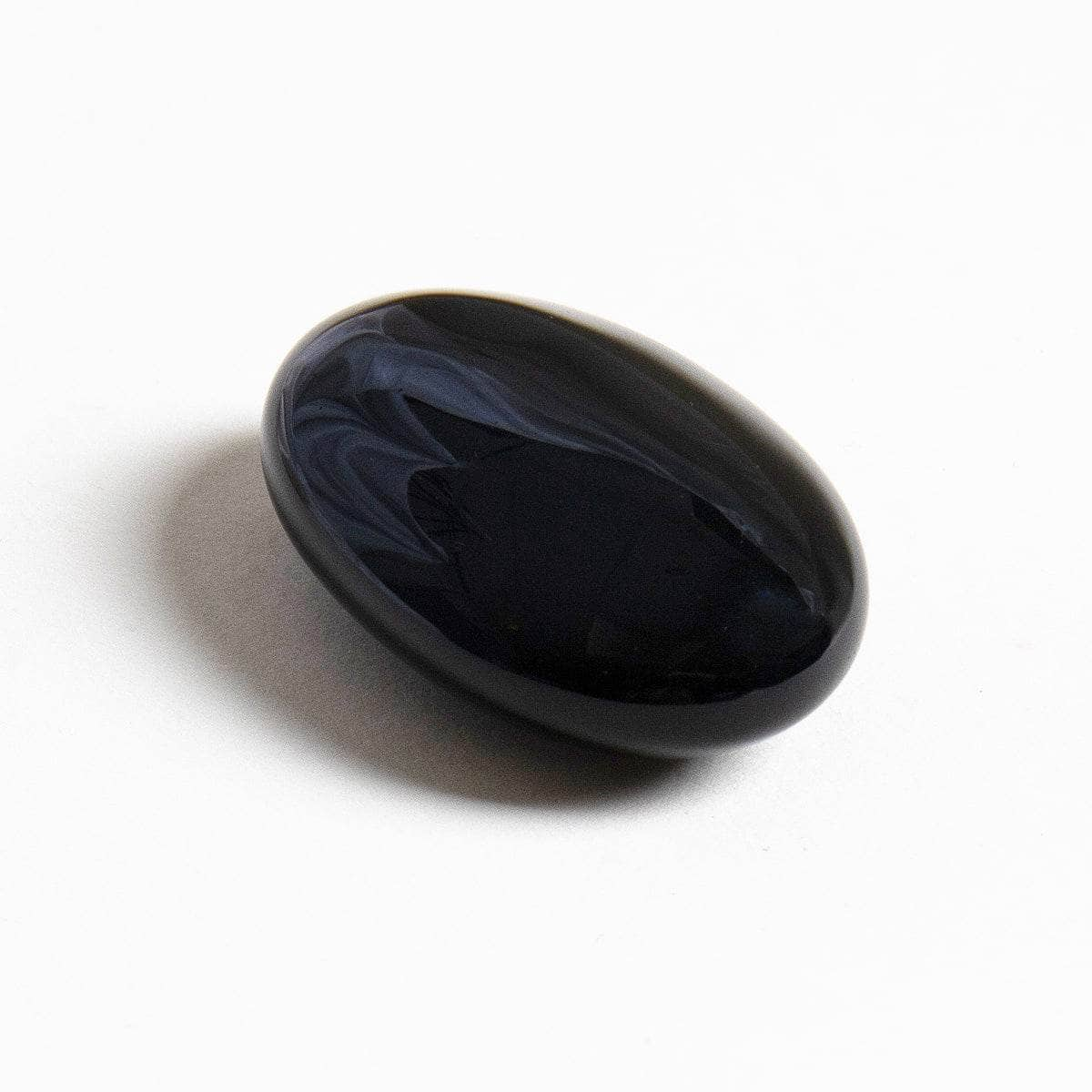 Black Obsidian Palm Stone by Tiny Rituals