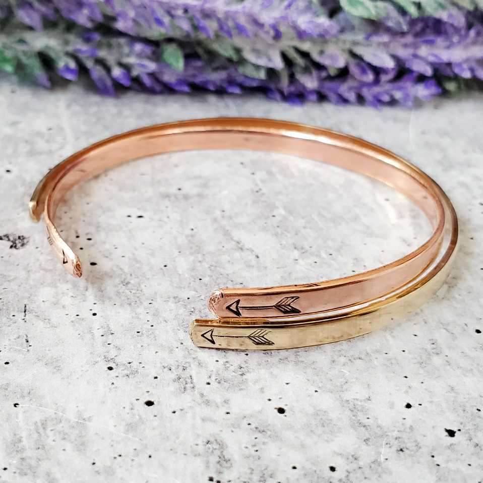 Bohemian Arrow Skinny Cuff Bracelet by Salt and Sparkle