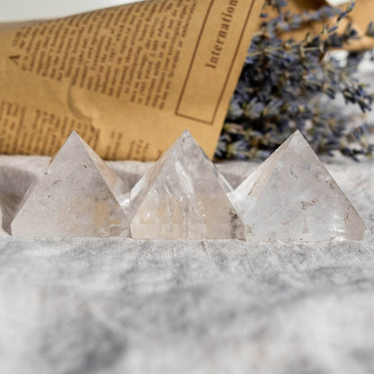 Crystal Quartz Pyramid by Tiny Rituals