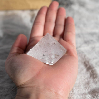 Crystal Quartz Pyramid by Tiny Rituals