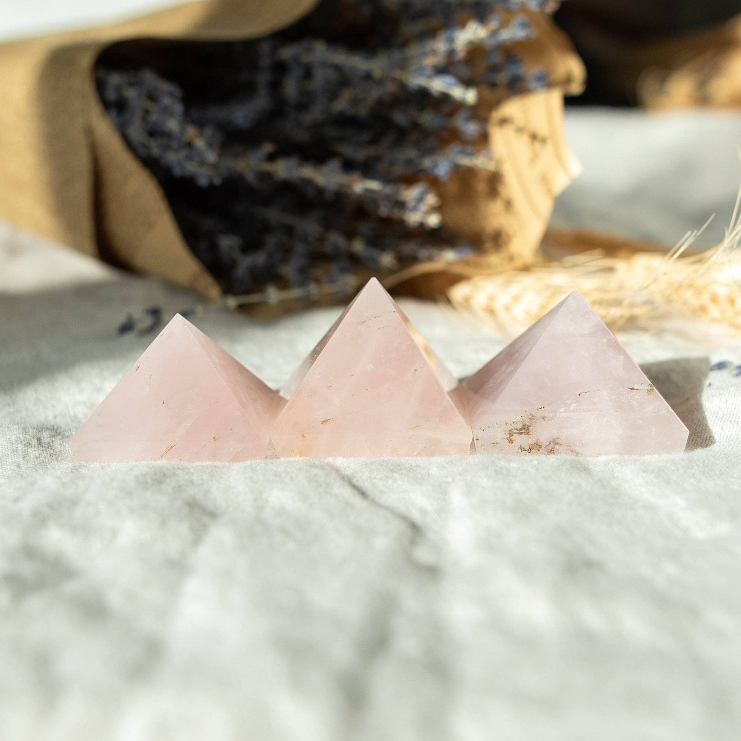 Rose Quartz Pyramid by Tiny Rituals