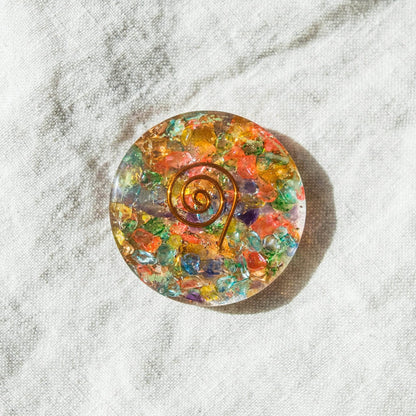 Gemstone Orgone Disc by Tiny Rituals