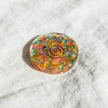 Gemstone Orgone Disc by Tiny Rituals