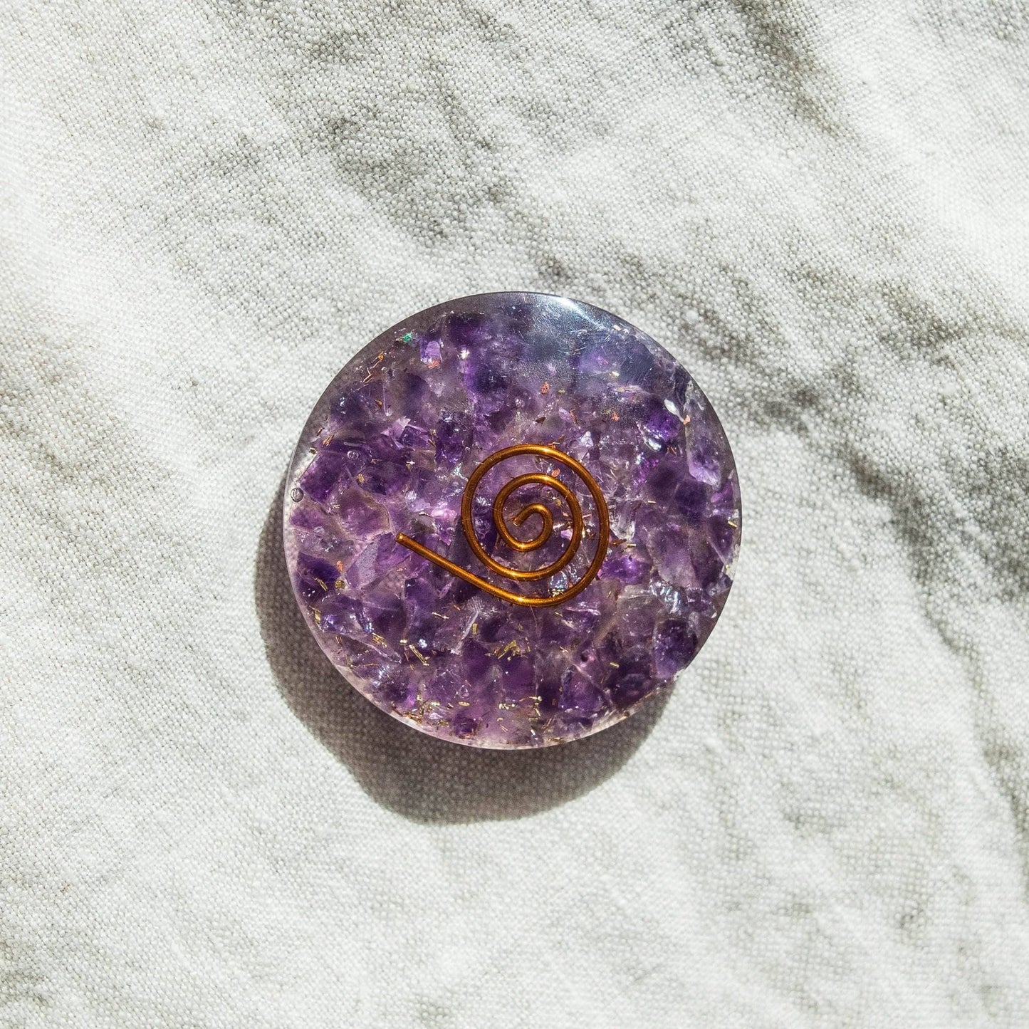 Gemstone Orgone Disc by Tiny Rituals