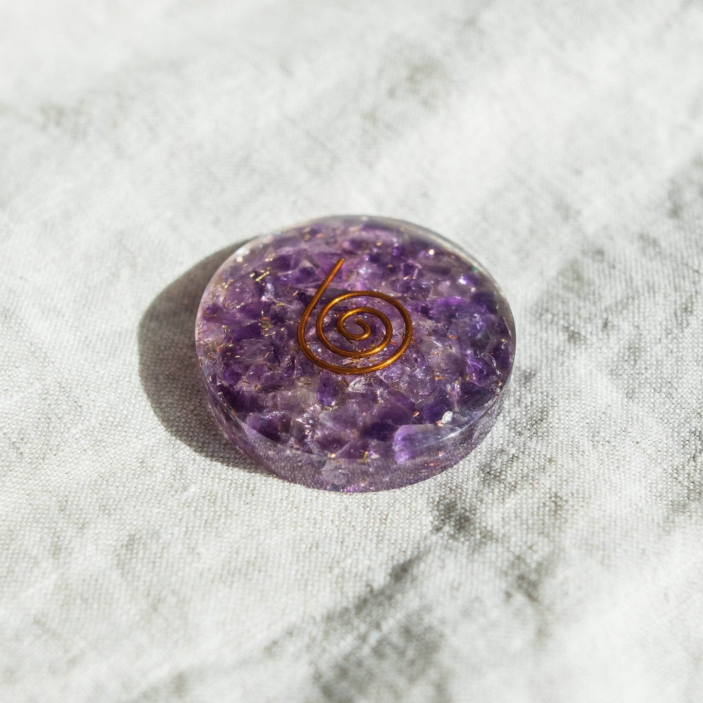 Gemstone Orgone Disc by Tiny Rituals