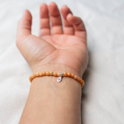 Orange Calcite Energy Bracelet by Tiny Rituals