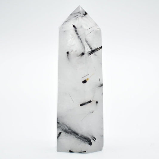 Tourmalinated Quartz Points by Whyte Quartz