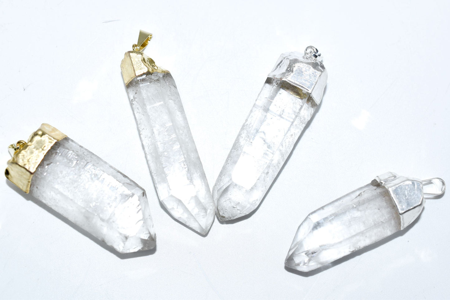 Single Crystal Point Pendant by Whyte Quartz