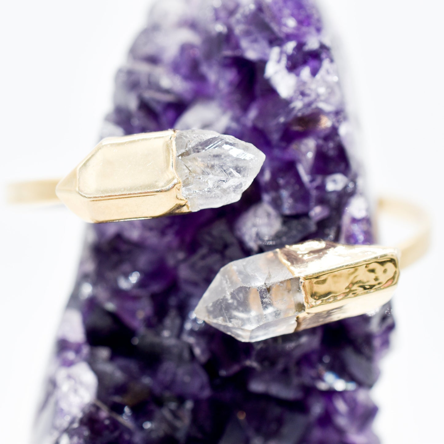 Double Stone Points Bracelets by Whyte Quartz