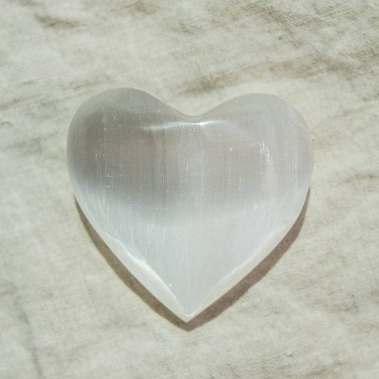 Selenite Heart by Tiny Rituals