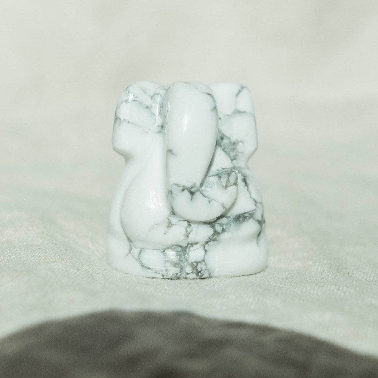 Howlite Ganesh by Tiny Rituals