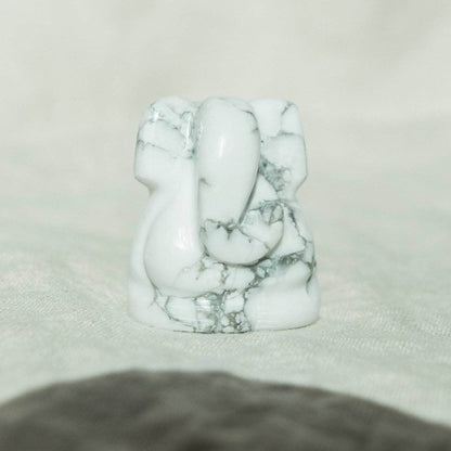 Howlite Ganesh by Tiny Rituals