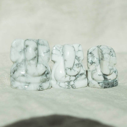 Howlite Ganesh by Tiny Rituals