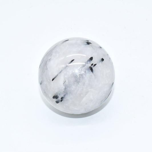 Tourmalinated Quartz Sphere by Whyte Quartz