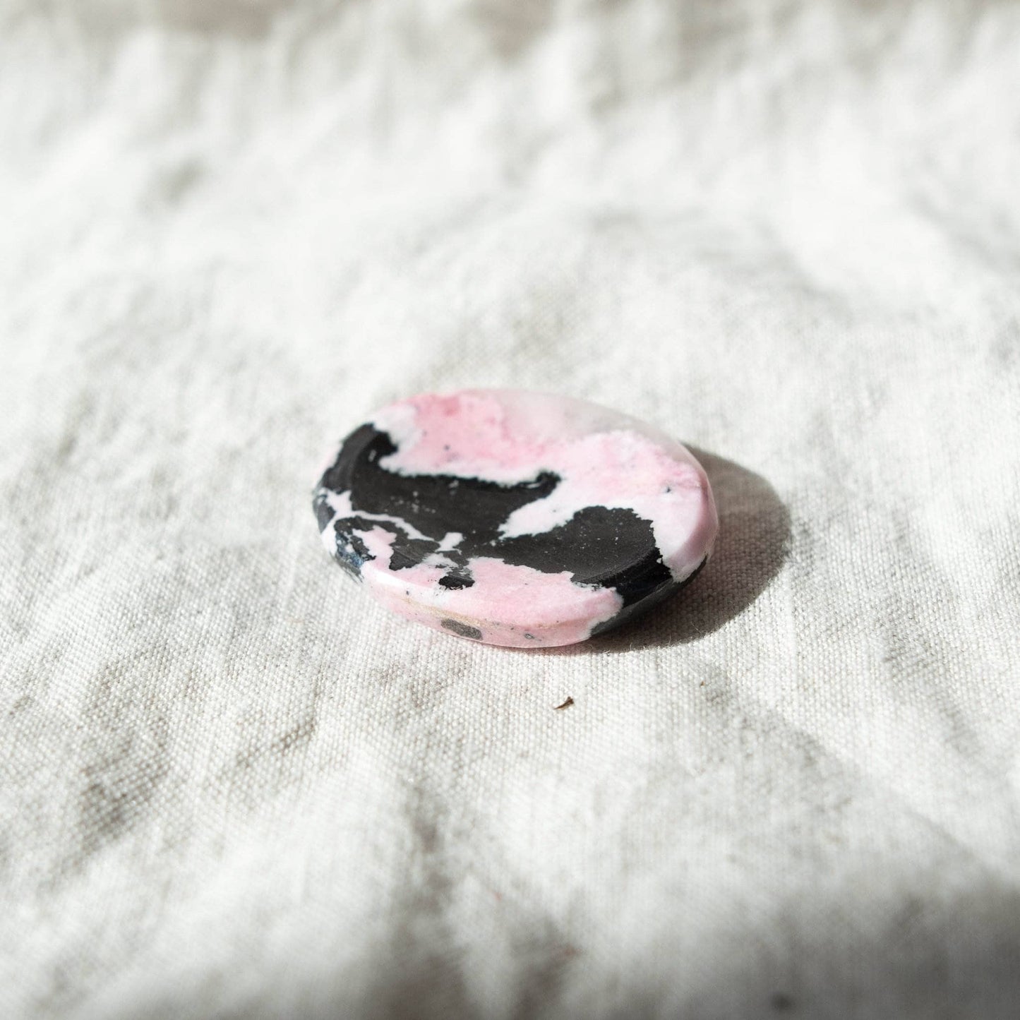 Rhodonite Worry Stone by Tiny Rituals