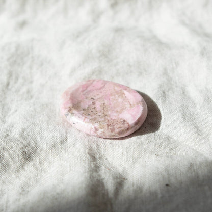 Rhodonite Worry Stone by Tiny Rituals