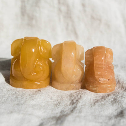 Yellow Aventurine Ganesh by Tiny Rituals