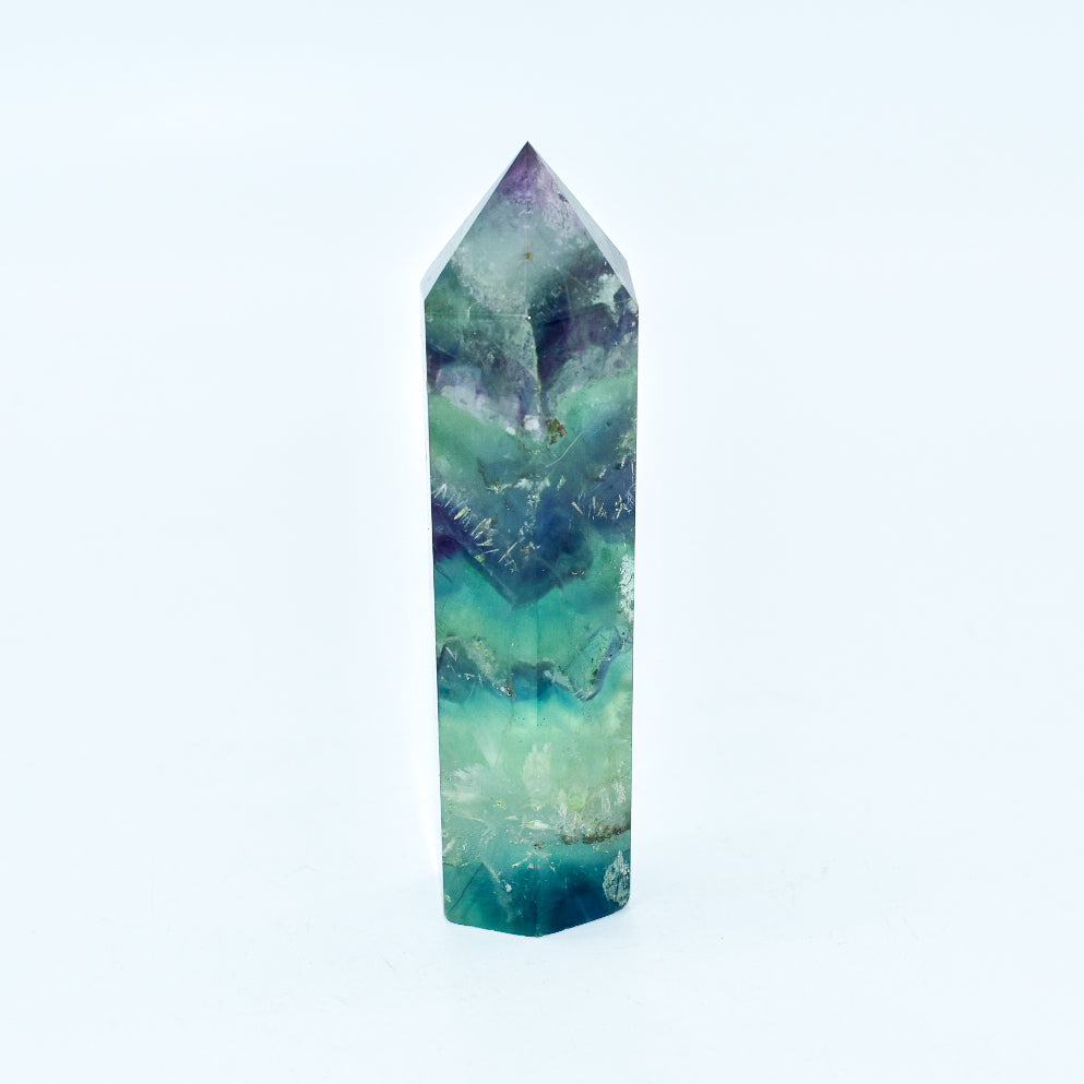 Fluorite Crystal Point by Whyte Quartz