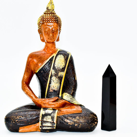 Black Onyx Crystal Point by Whyte Quartz