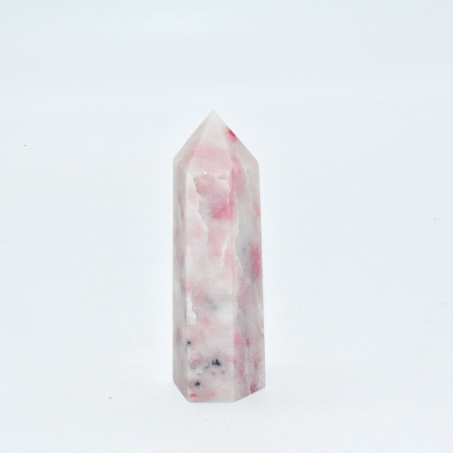 Pink Opal Crystal Point by Whyte Quartz