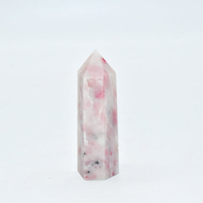 Pink Opal Crystal Point by Whyte Quartz