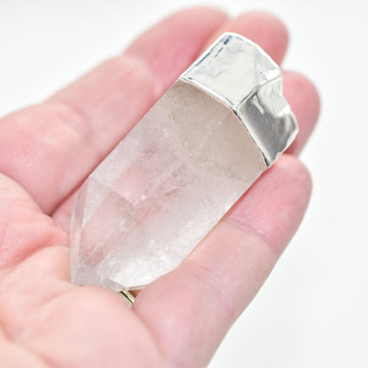 Large Single Crystal Point Pendant by Whyte Quartz