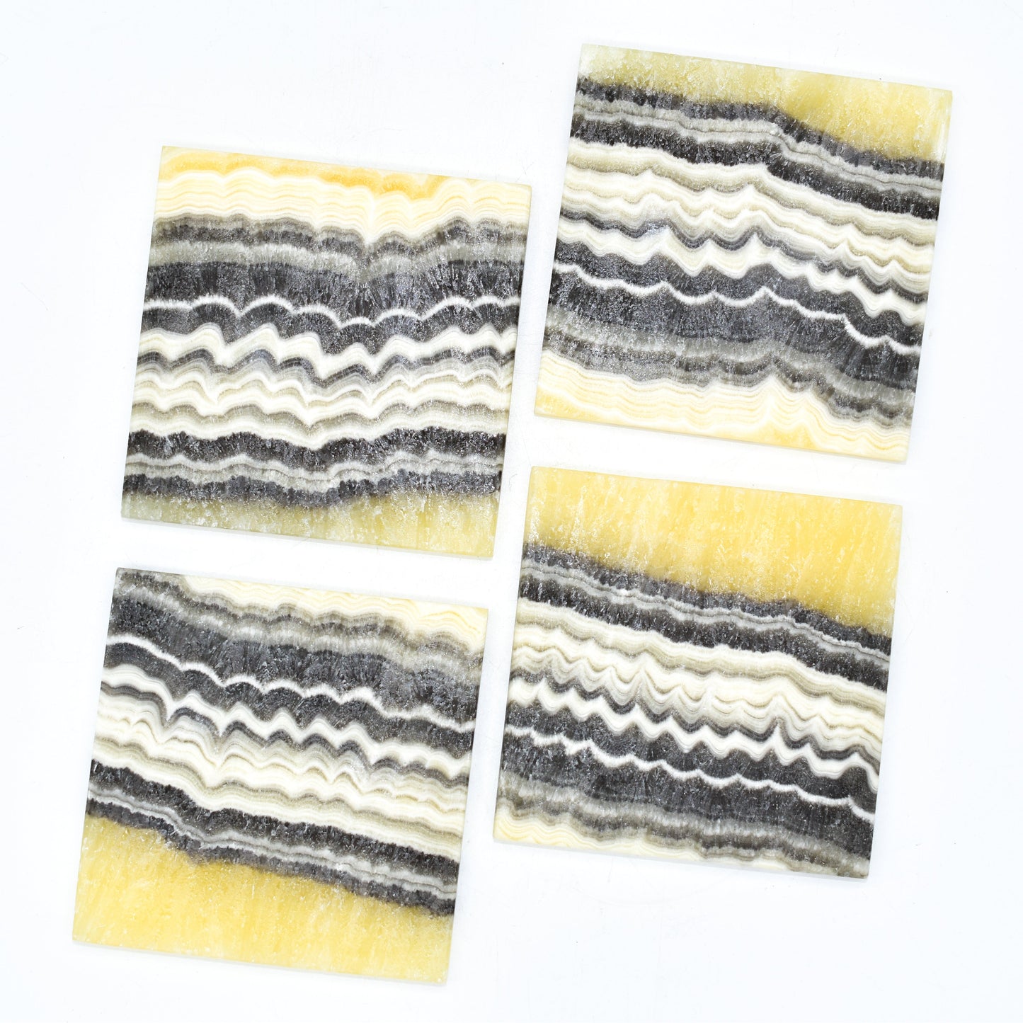 Onyx Coasters - Set of 4 by Whyte Quartz