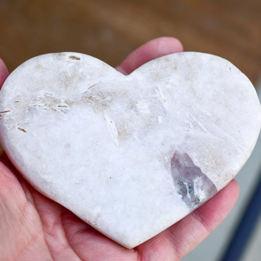 Pink Amethyst Hearts by Whyte Quartz